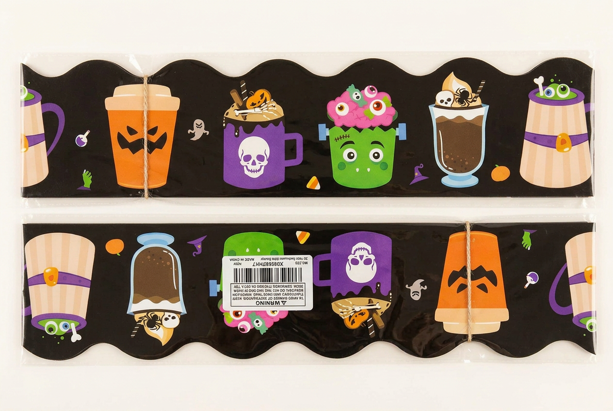 Happy Halloween Backdrop & Decorative Borders