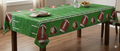 Football Field Party Tablecloth – Green Gridiron Print