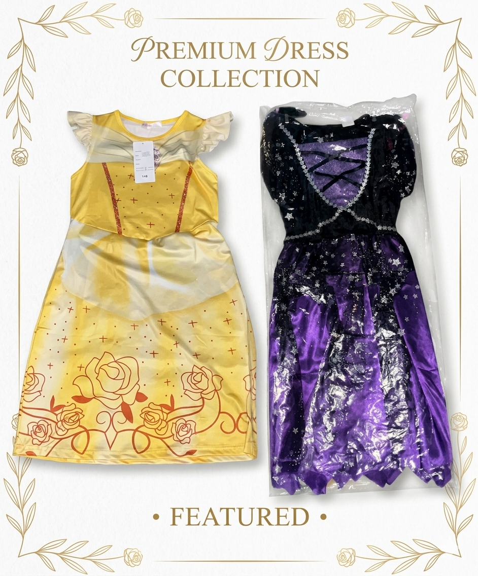 Golden Rose Princess Dress-Up Costume
