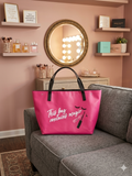 "This Bag Contains Magic" Hot Pink Tote Bag