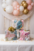 Decorative Marbled Print Gift Box – Sold Individually